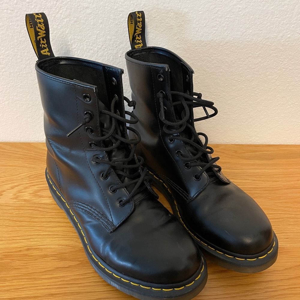 Black Doc Martens Combat Boots